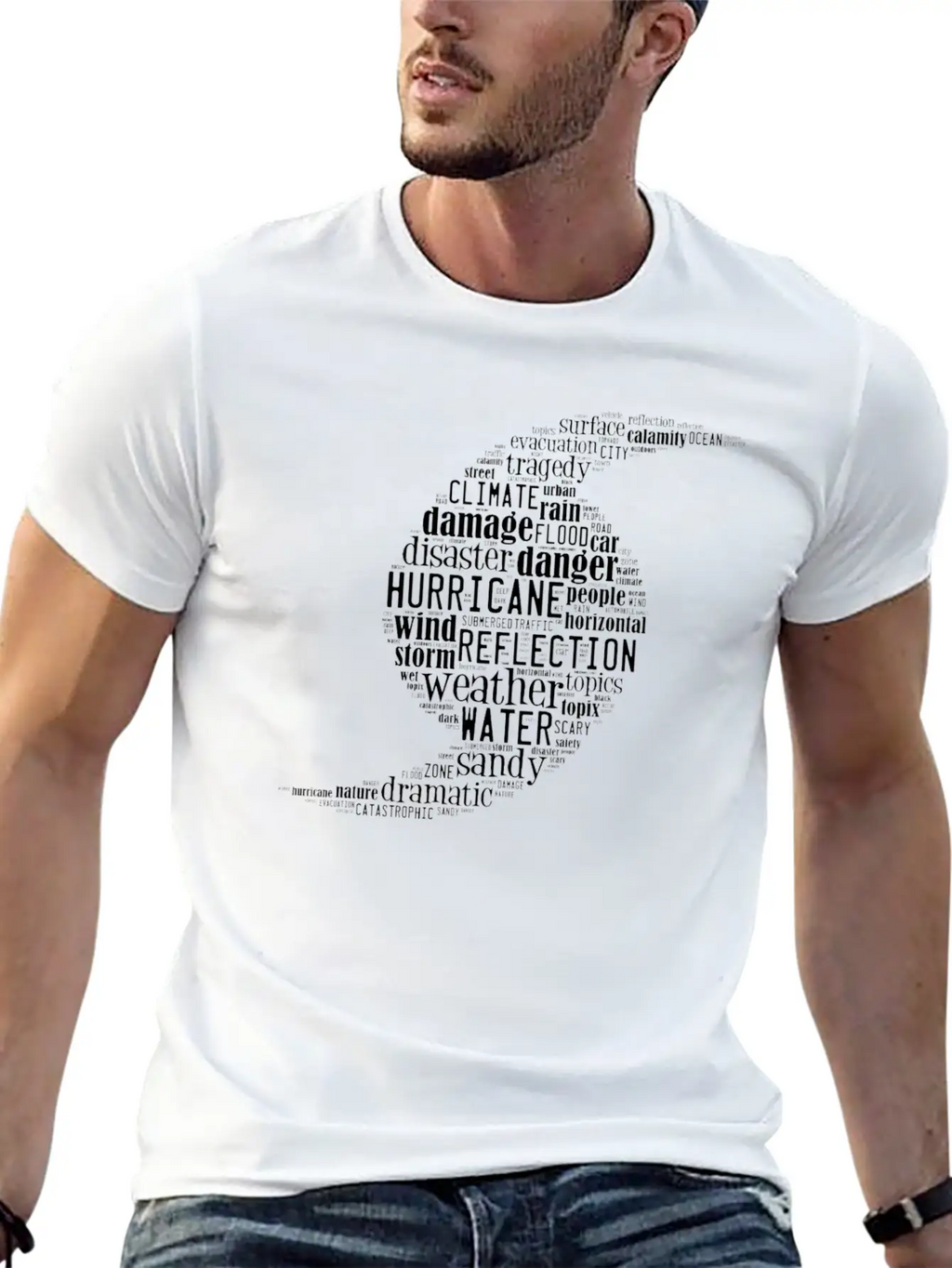 Hurricane Unisex Casual T-Shirt – Clean Design For Daily Comfort