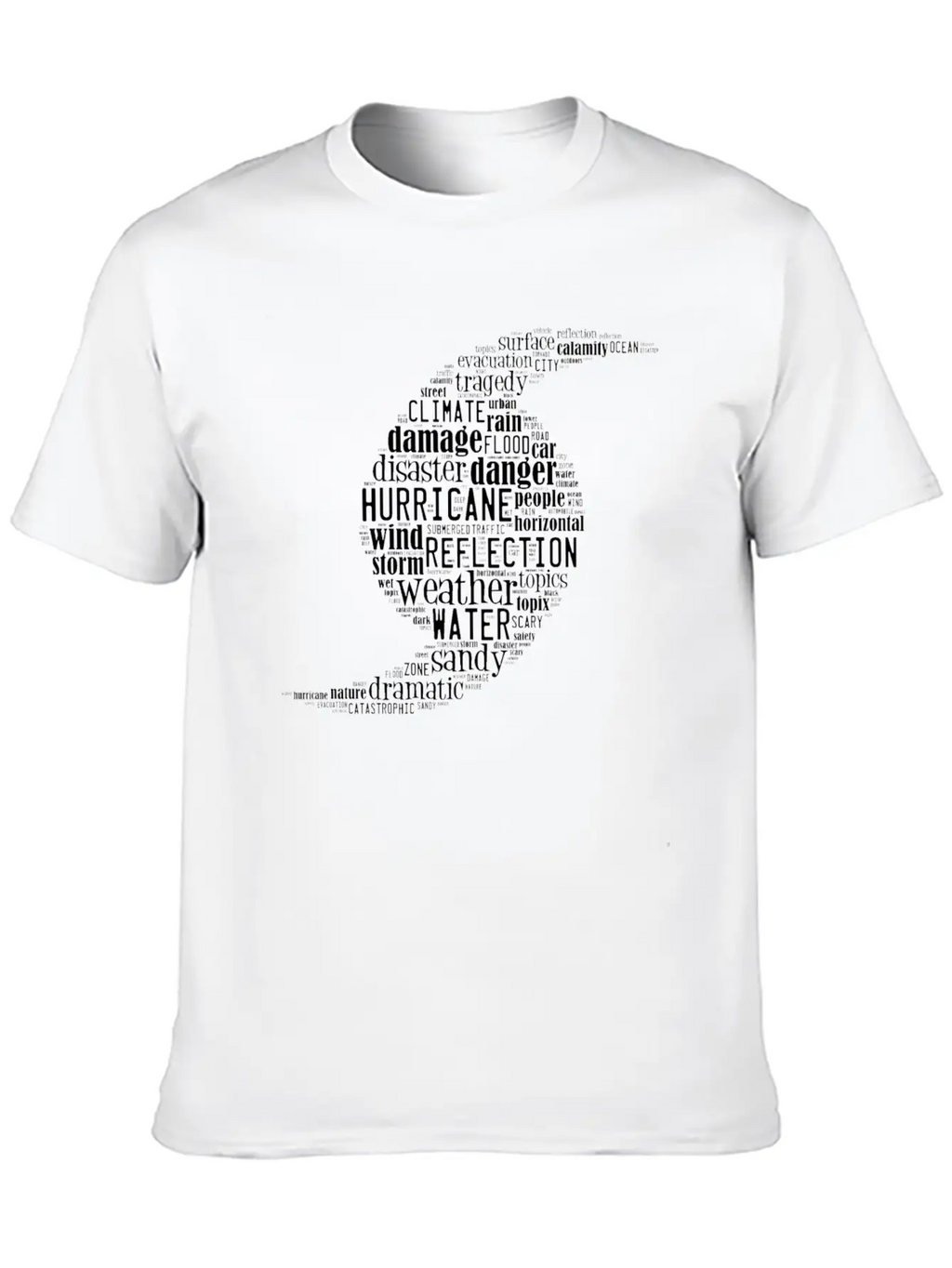 Hurricane Unisex Casual T-Shirt – Clean Design For Daily Comfort