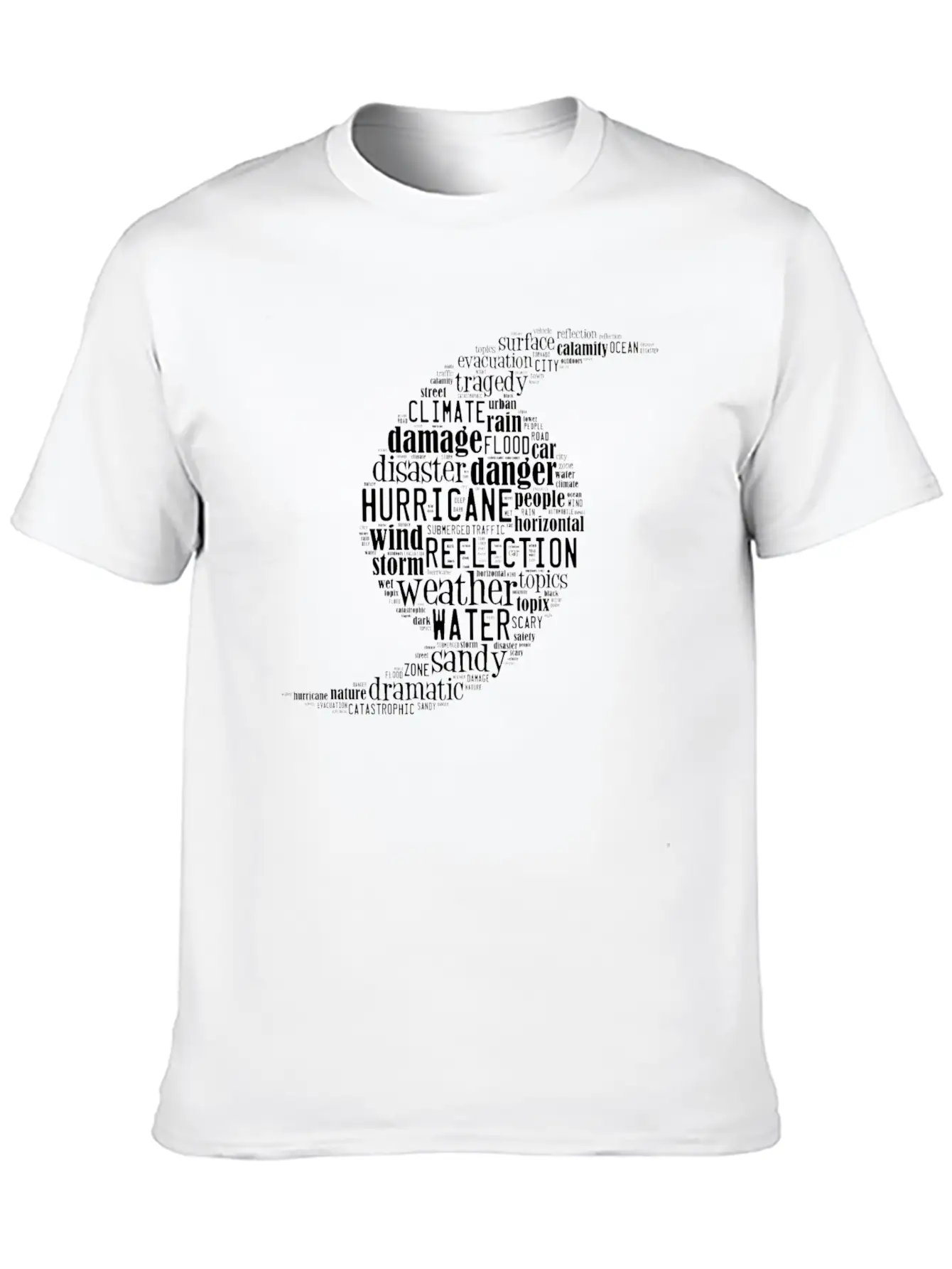 Hurricane Unisex Casual T-Shirt – Clean Design For Daily Comfort