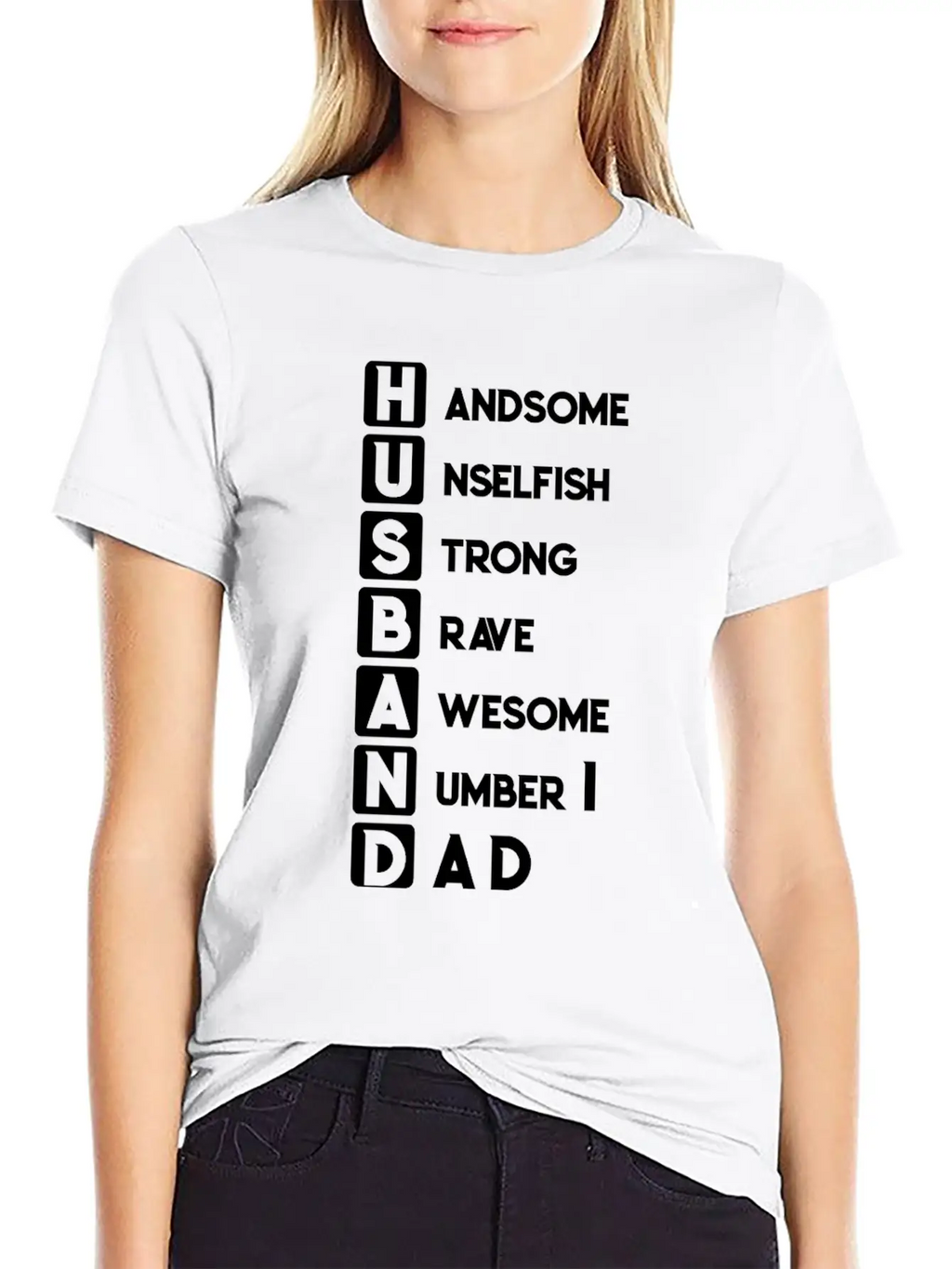 Husband Dad Handsome Unselfish Strong Brave Unisex Short Sleeve Soft Cotton T-Shirt – Casual Everyday Wear