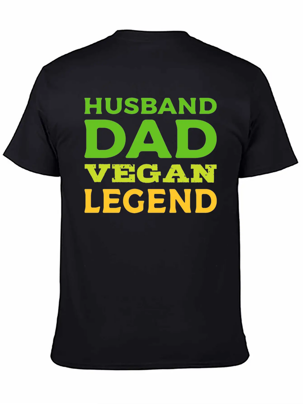 Husband Dad Vegan Loving Husband Gift Unisex Casual T-Shirt – Clean Design For Daily Comfort