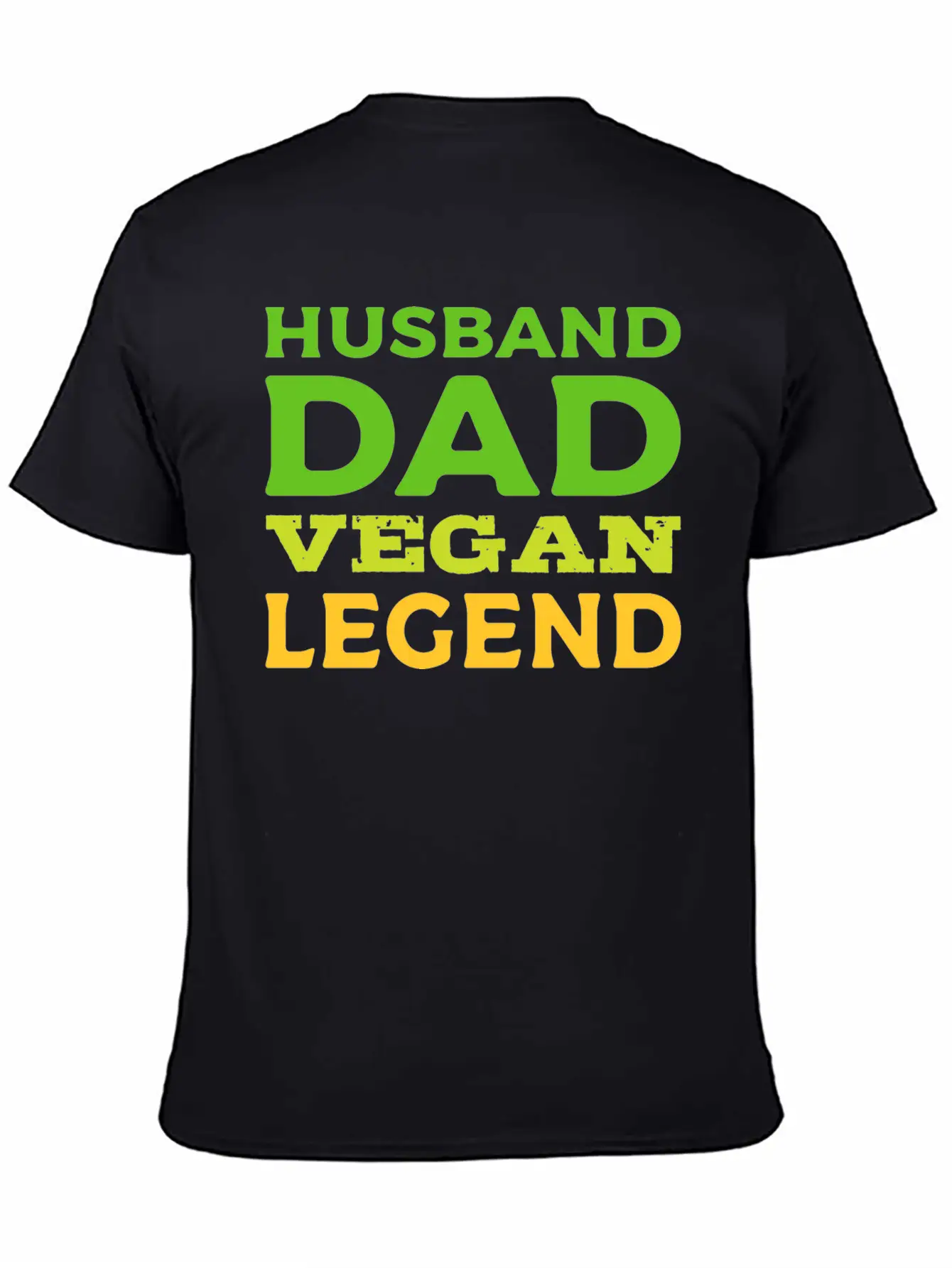 Husband Dad Vegan Loving Husband Gift Unisex Casual T-Shirt – Clean Design For Daily Comfort