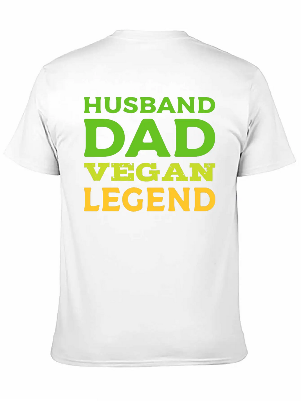 Husband Dad Vegan Loving Husband Gift Unisex Casual T-Shirt – Clean Design For Daily Comfort