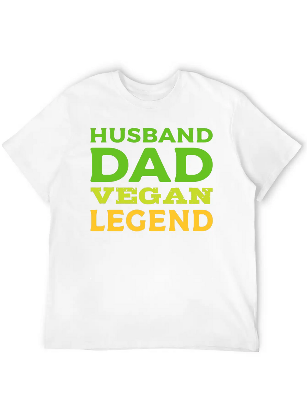 Husband Dad Vegan Loving Husband Gift Unisex Casual T-Shirt – Clean Design For Daily Comfort