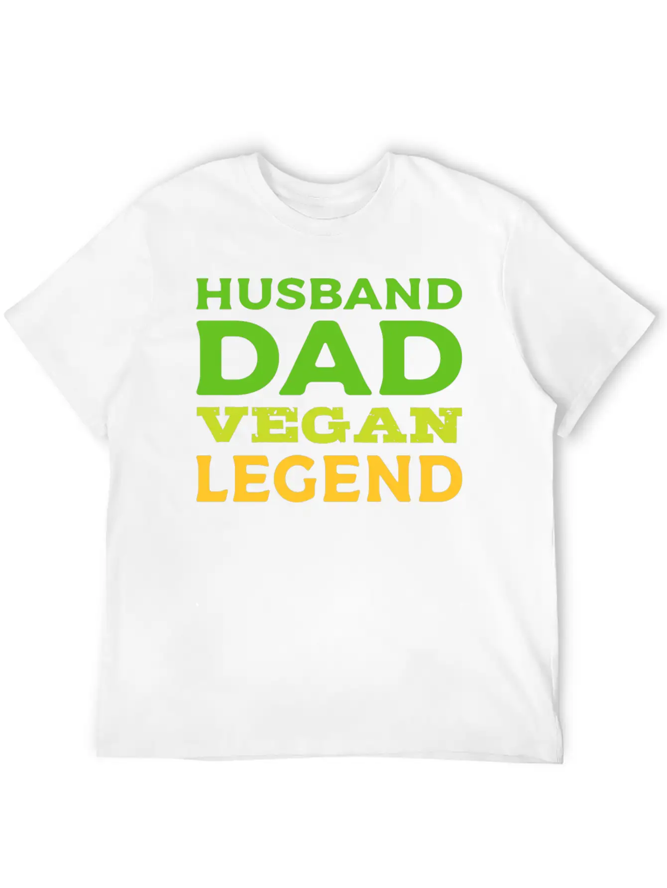 Husband Dad Vegan Loving Husband Gift Unisex Casual T-Shirt – Clean Design For Daily Comfort