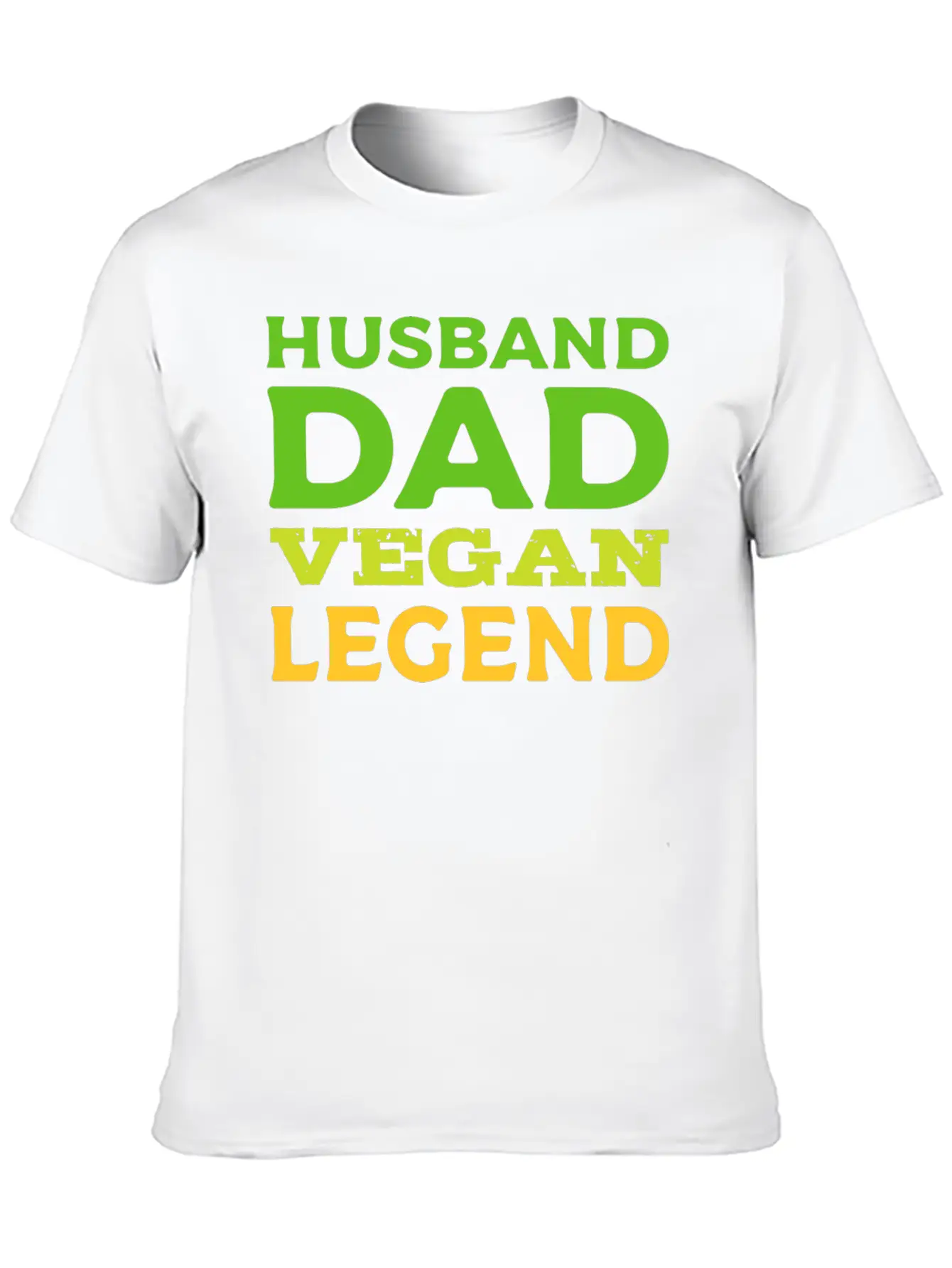 Husband Dad Vegan Loving Husband Gift Unisex Casual T-Shirt – Clean Design For Daily Comfort