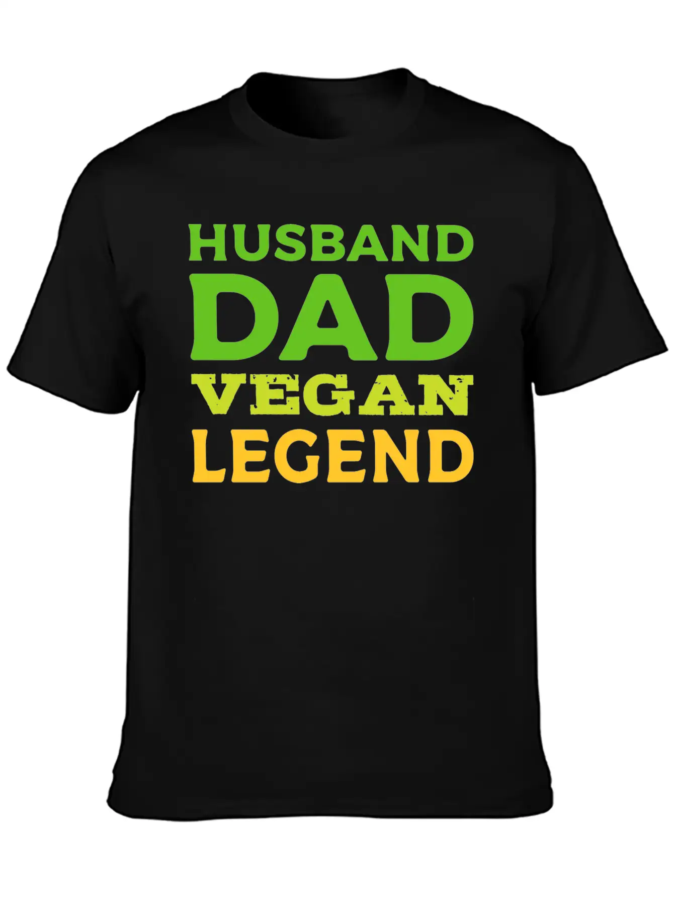 Husband Dad Vegan Loving Husband Gift Unisex Casual T-Shirt – Clean Design For Daily Comfort