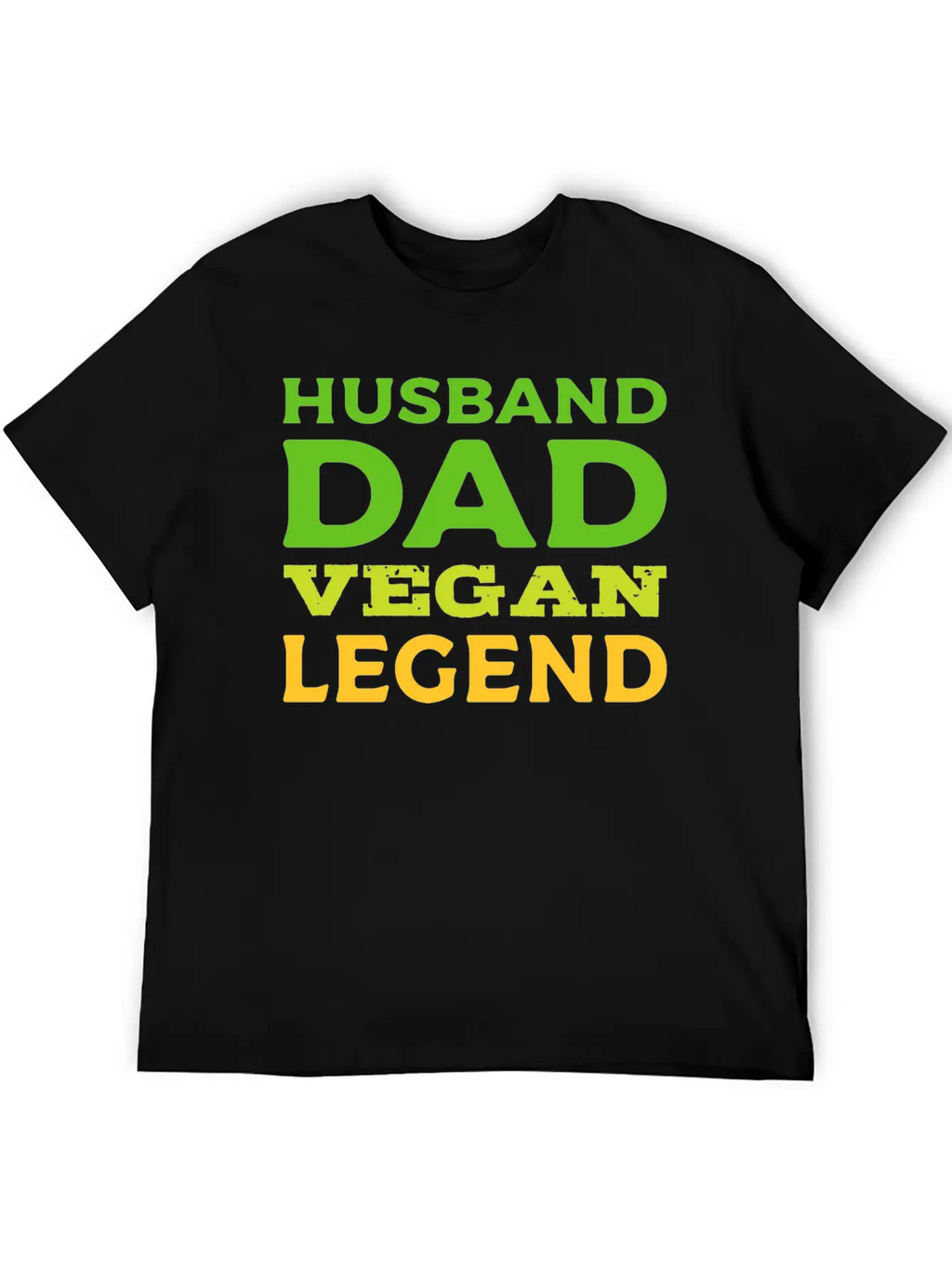 Husband Dad Vegan Loving Husband Gift Unisex Casual T-Shirt – Clean Design For Daily Comfort
