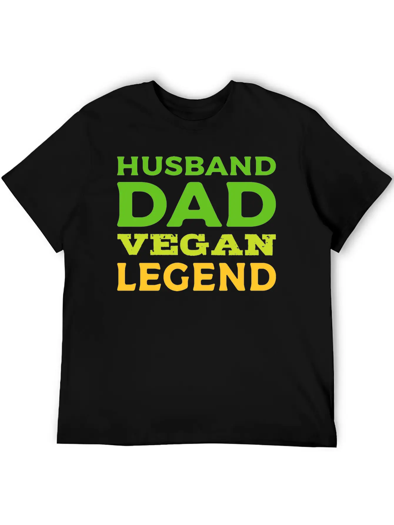 Husband Dad Vegan Loving Husband Gift Unisex Casual T-Shirt – Clean Design For Daily Comfort