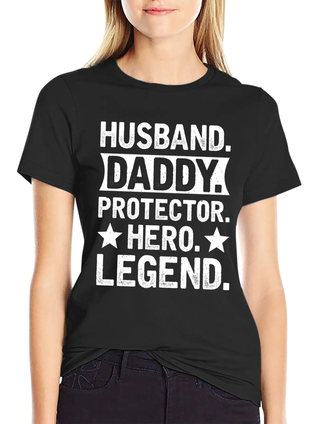 Husband Daddy Protector Hero Legend Breathable Soft Cotton T-Shirt – Timeless Casual Look