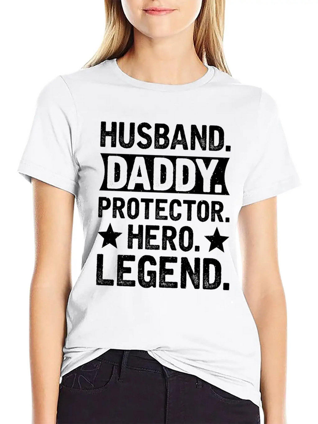 Husband Daddy Protector Hero Legend Breathable Soft Cotton T-Shirt – Timeless Casual Look