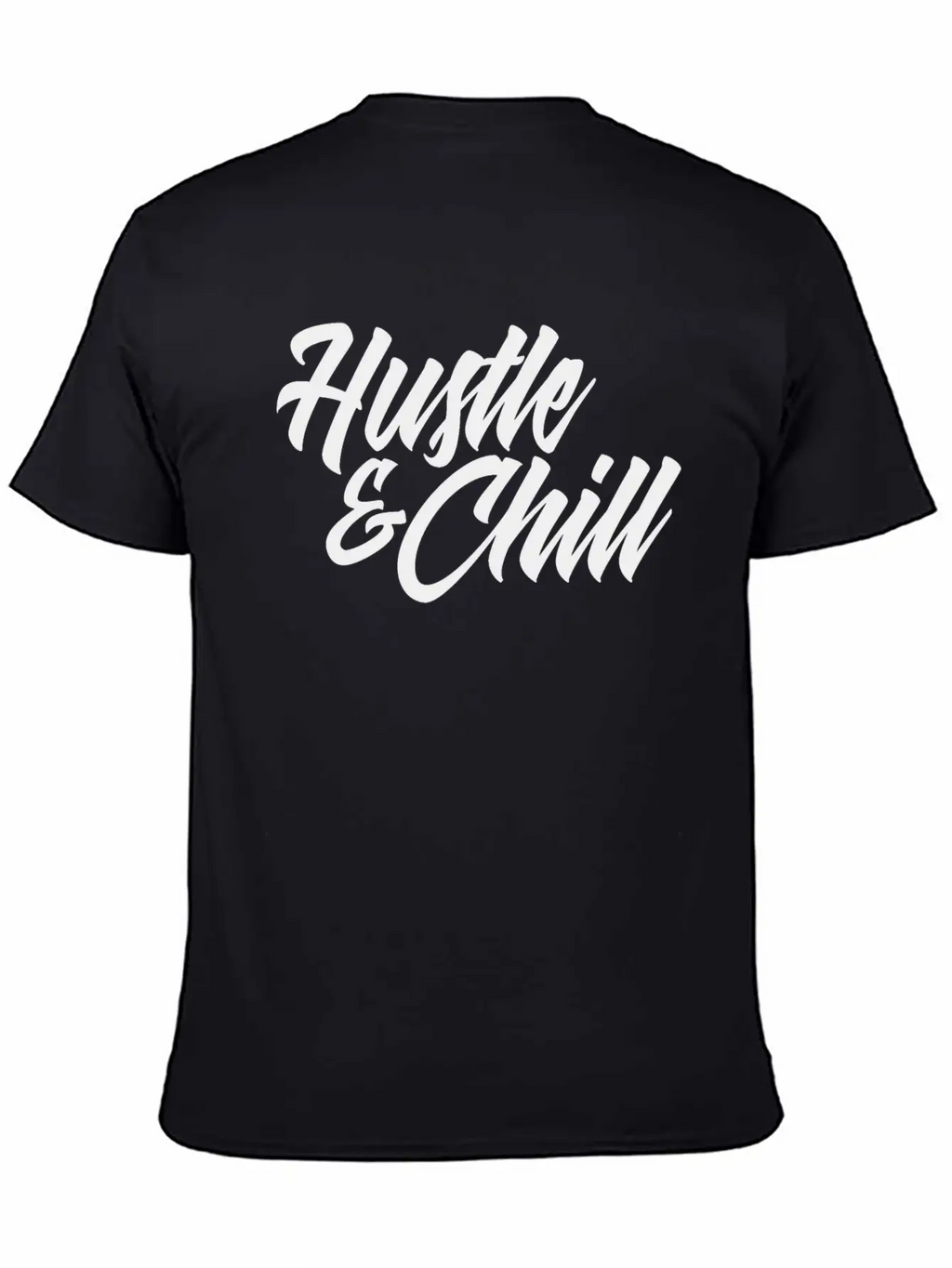 Hustle And Chill Classic Fit Graphic Tee For Daily Comfort – Unisex Cotton Shirt