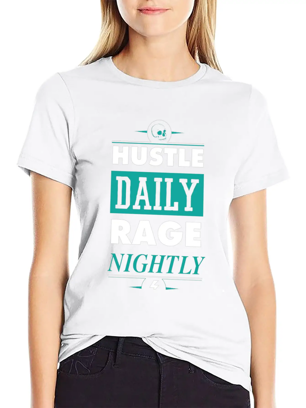 Hustle Daily Unisex Casual T-Shirt – Clean Design For Daily Comfort