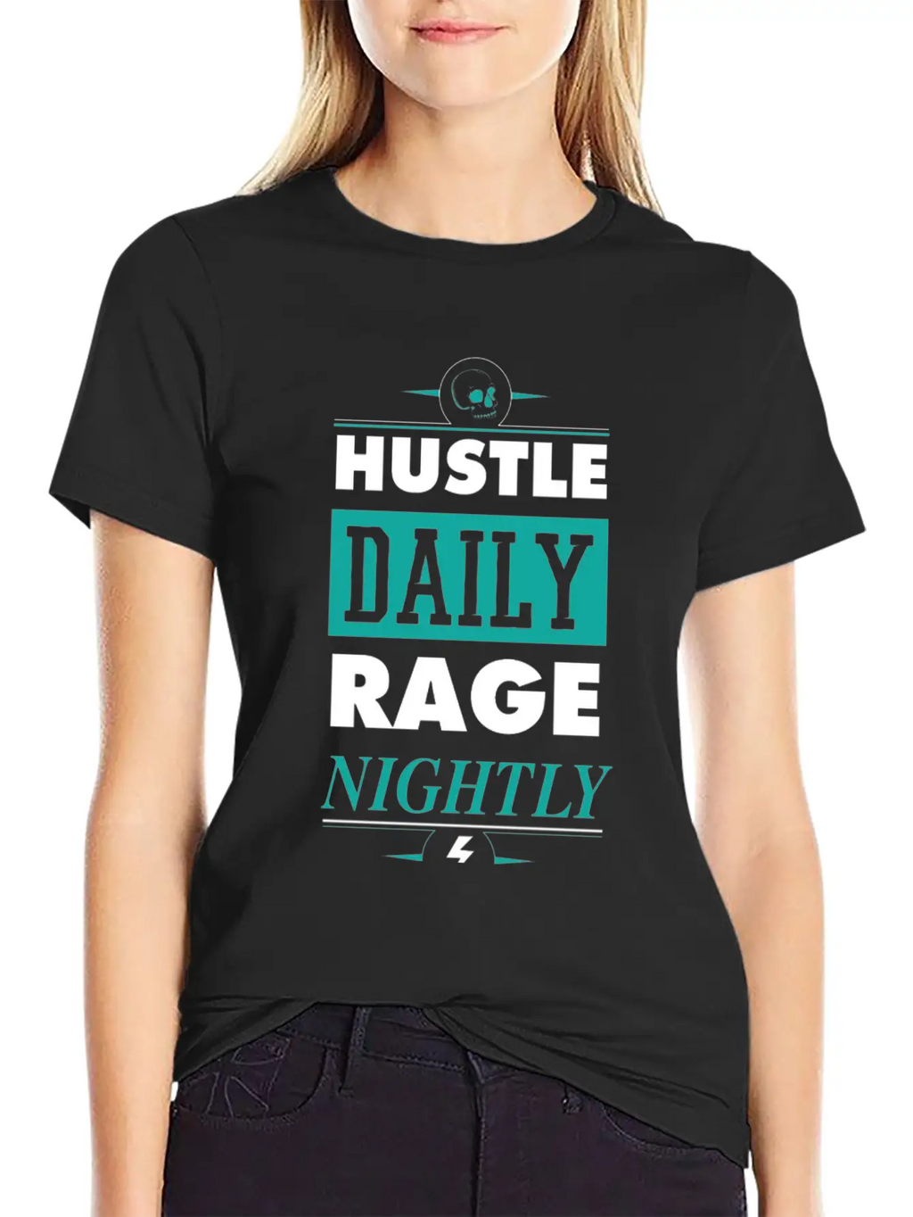 Hustle Daily Unisex Casual T-Shirt – Clean Design For Daily Comfort