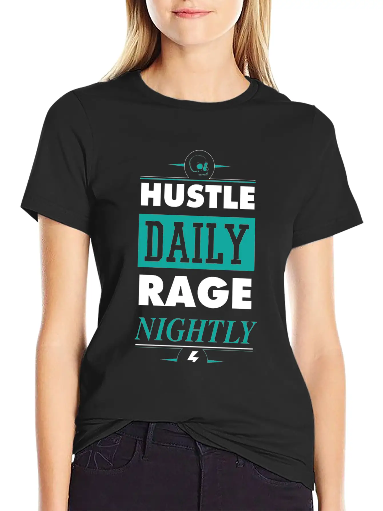 Hustle Daily Unisex Casual T-Shirt – Clean Design For Daily Comfort
