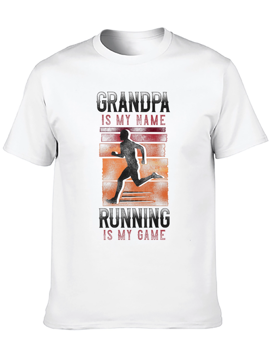 Grandpa Running T-Shirt - Running Is My Game