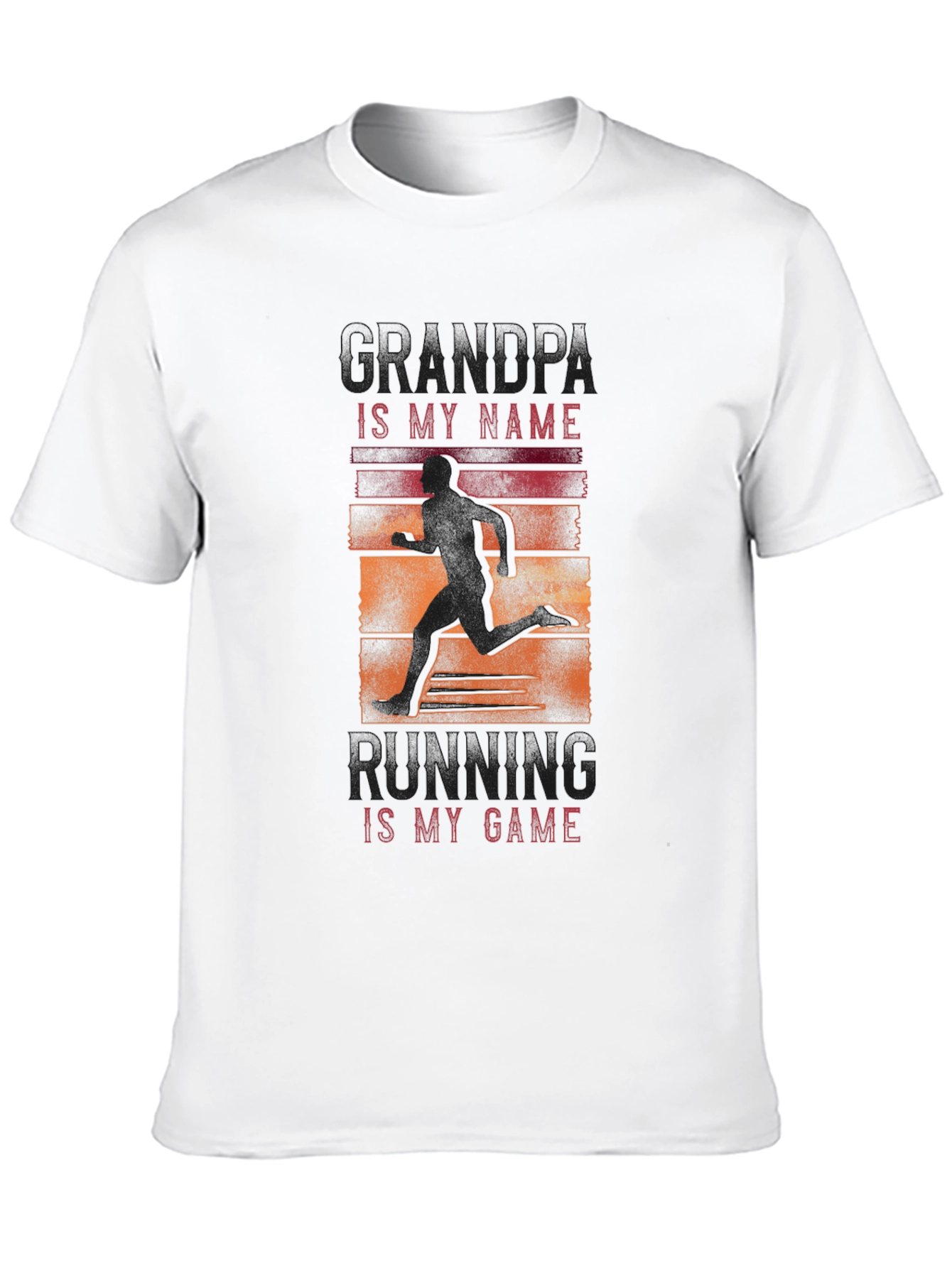 Grandpa Running T-Shirt - Running Is My Game