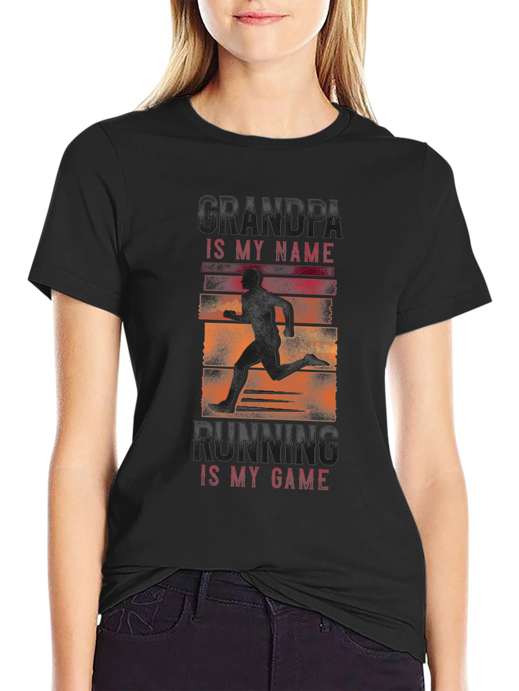 Grandpa Running T-Shirt - Running Is My Game