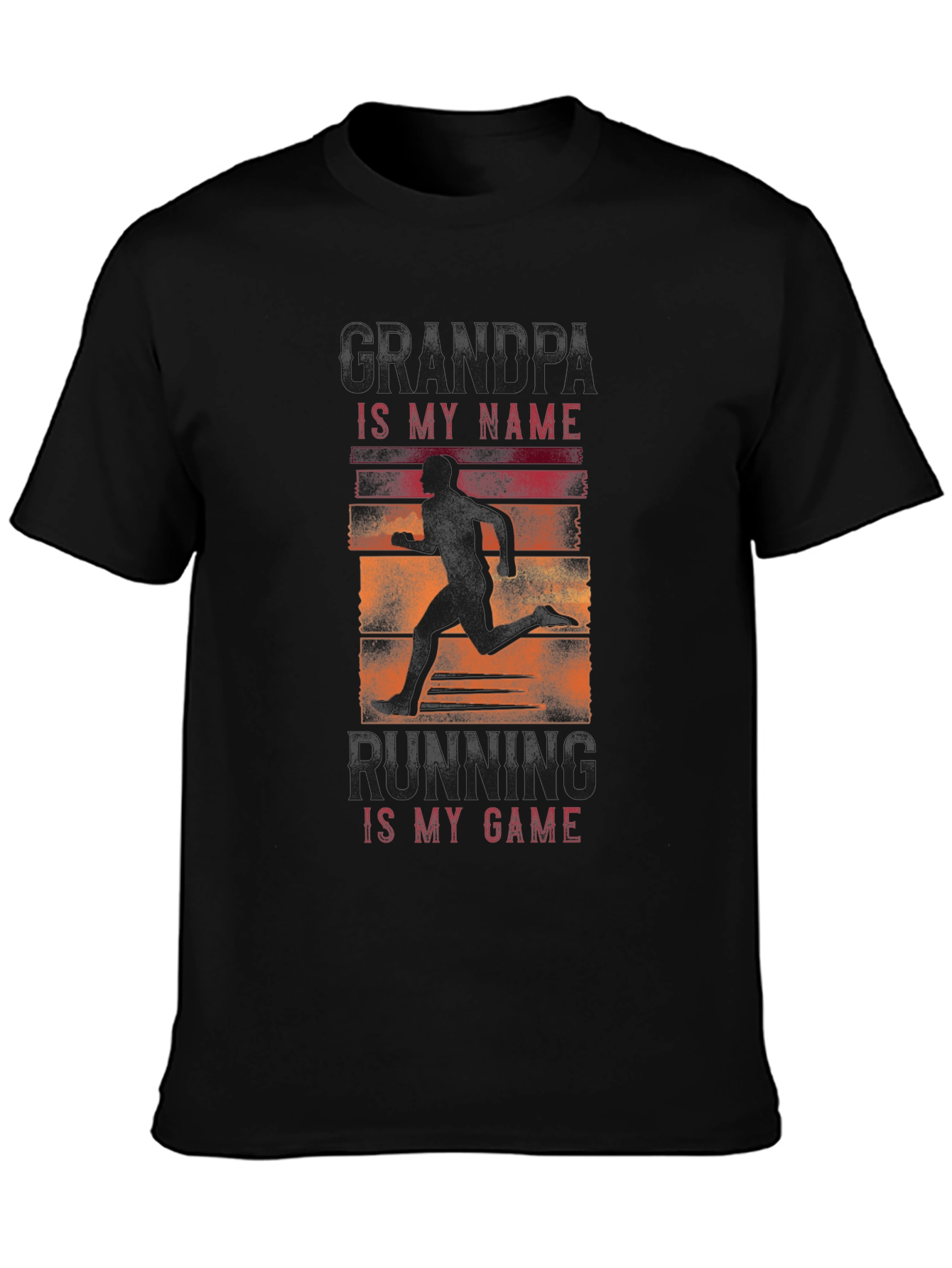 Grandpa Running T-Shirt - Running Is My Game