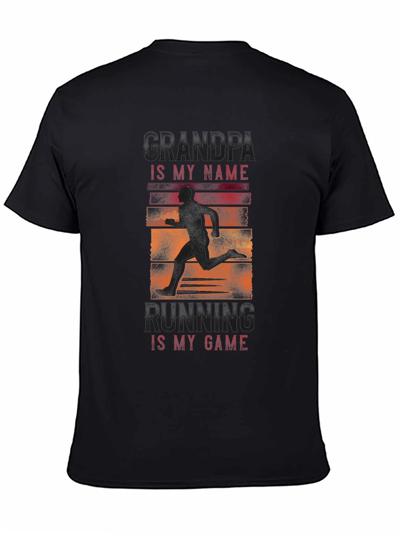 Grandpa Running T-Shirt - Running Is My Game