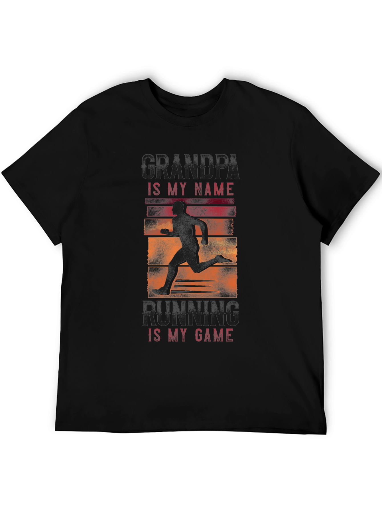 Grandpa Running T-Shirt - Running Is My Game