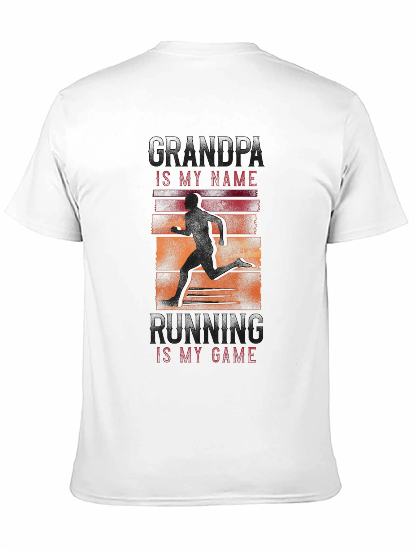 Grandpa Running T-Shirt - Running Is My Game