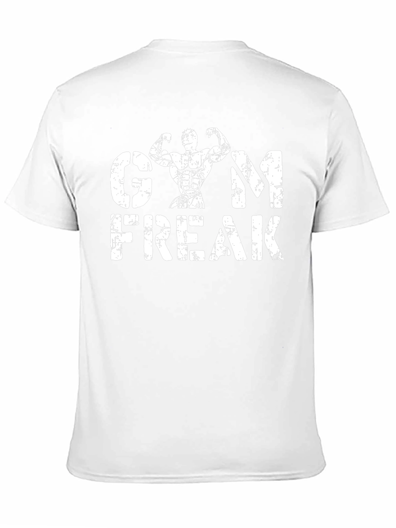 Gym Freak Graphic T-Shirt - Black Cotton Fitness Tee