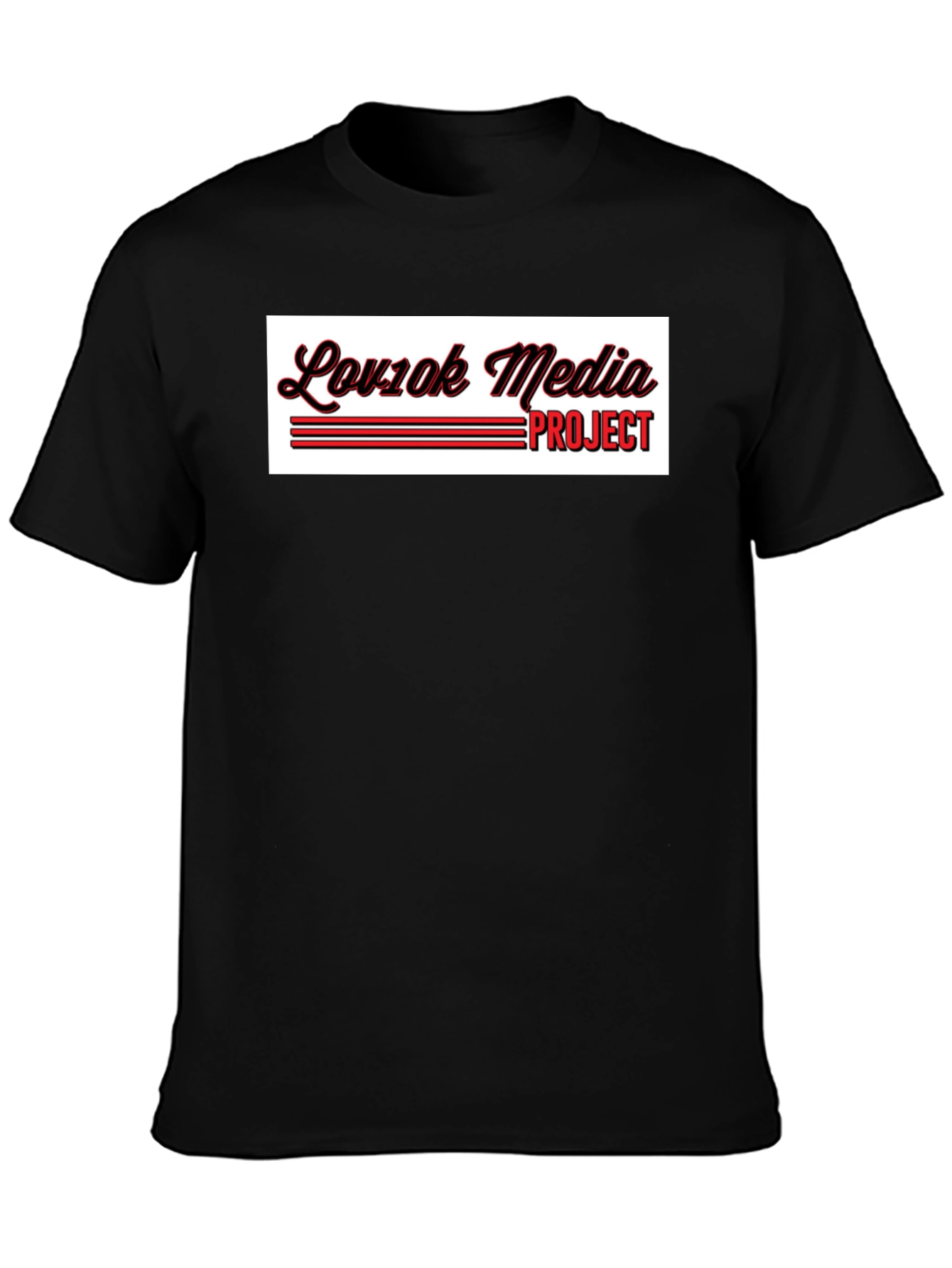 Lov1ok Media Project Black T-Shirt