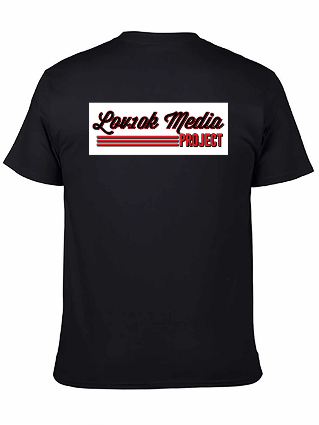 Lov1ok Media Project Black T-Shirt