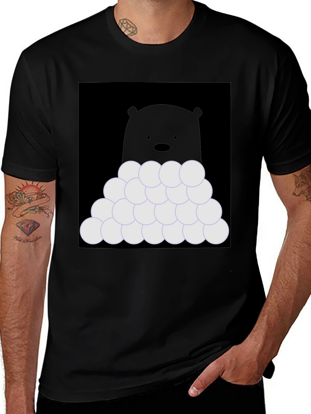 Ice Bear Snowball Fight T-Shirt