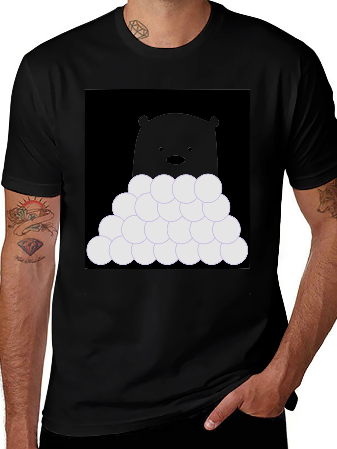 Ice Bear Snowball Fight T-Shirt