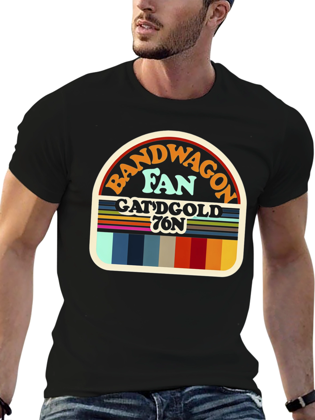 Bandwagon Fan T-Shirt Retro Design