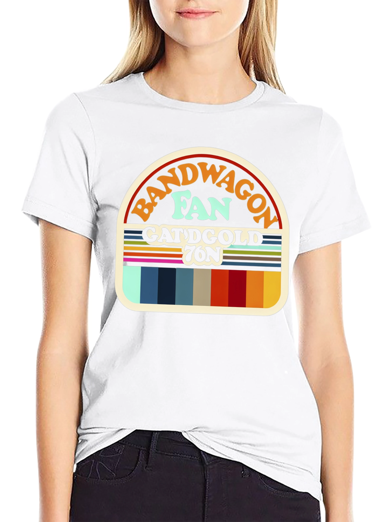 Bandwagon Fan T-Shirt Retro Design