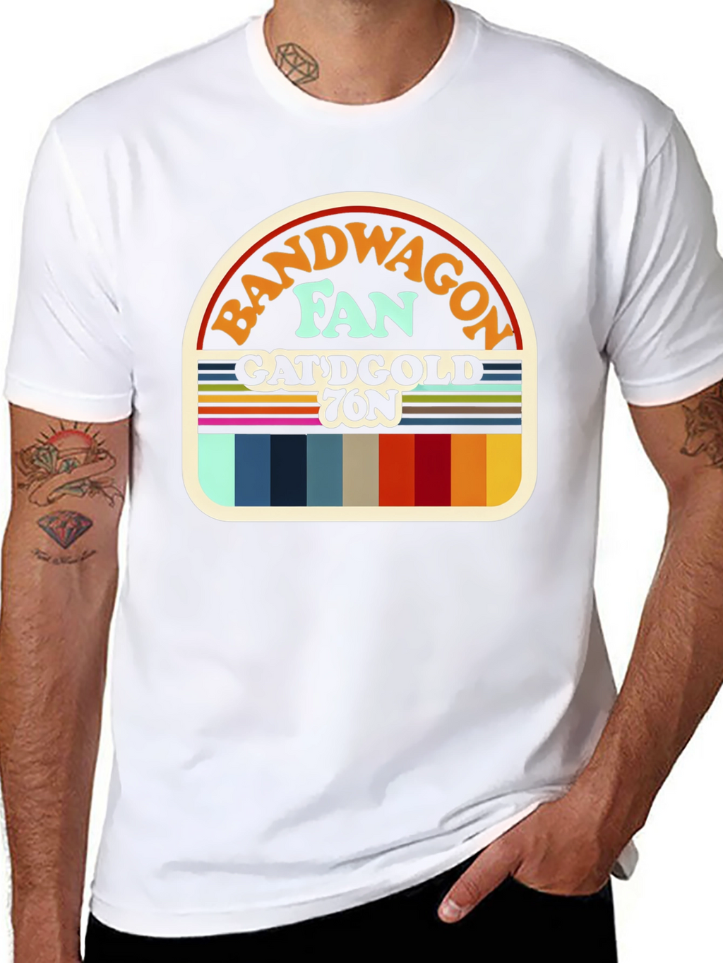 Bandwagon Fan T-Shirt Retro Design