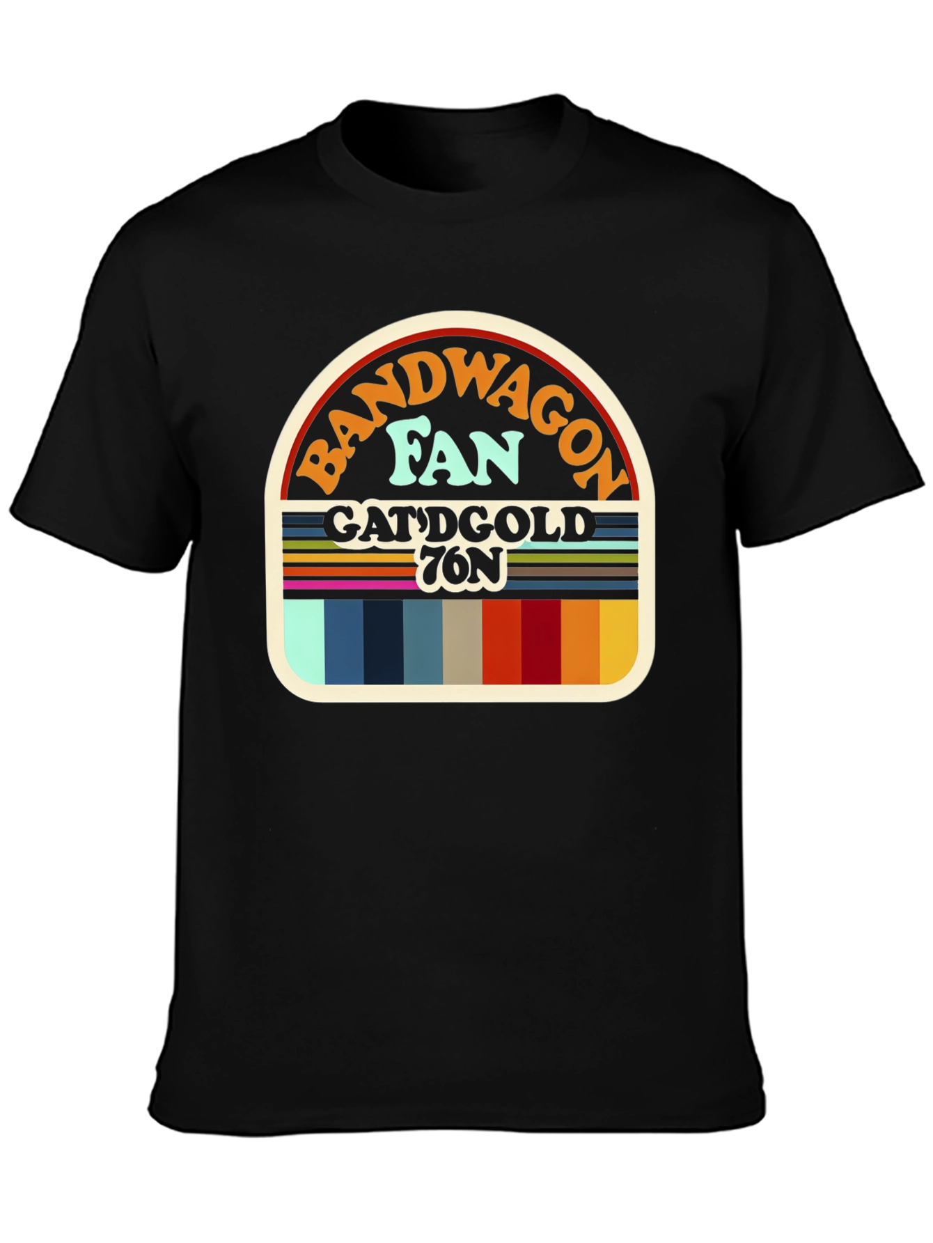 Bandwagon Fan T-Shirt Retro Design