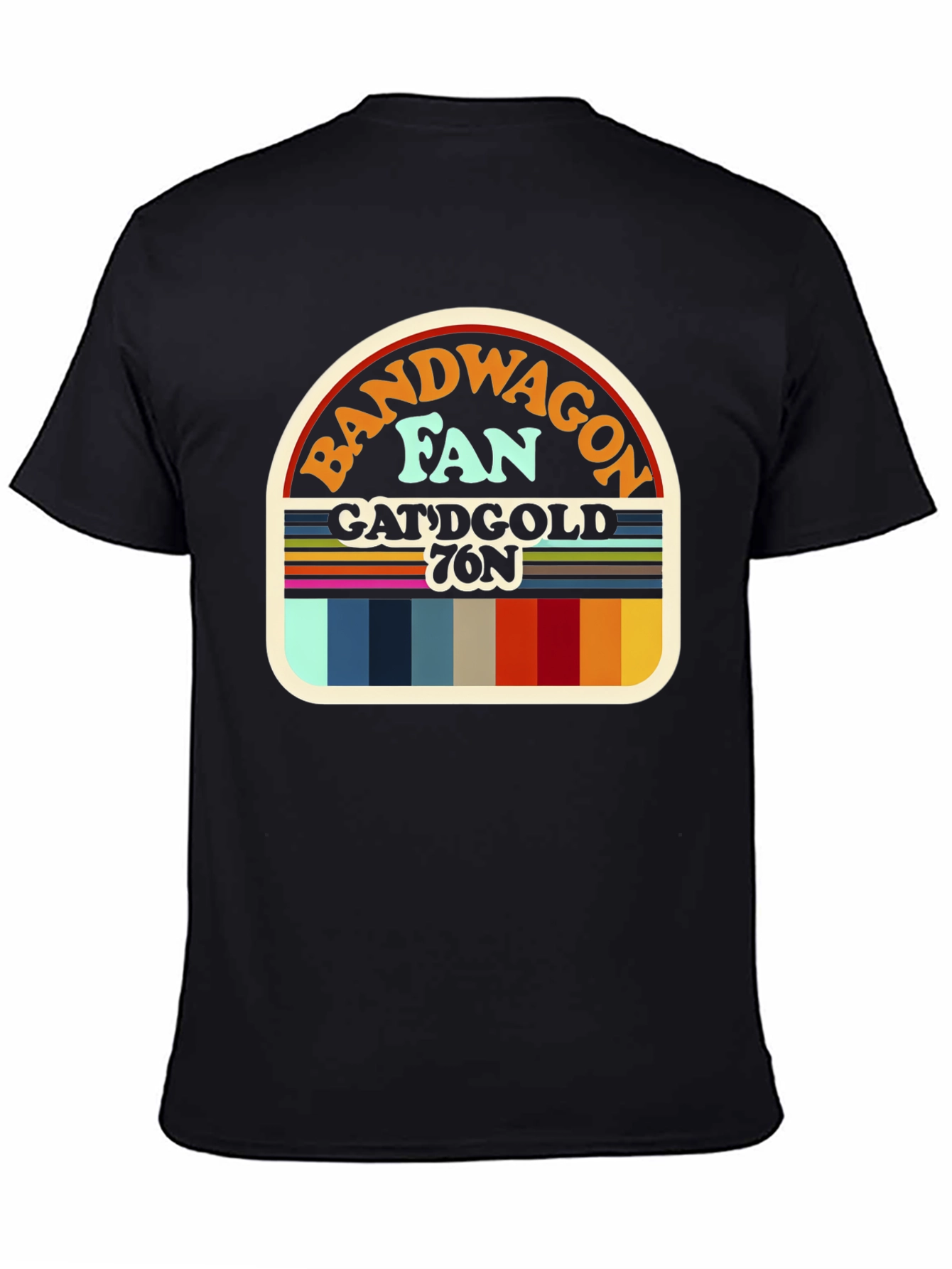Bandwagon Fan T-Shirt Retro Design