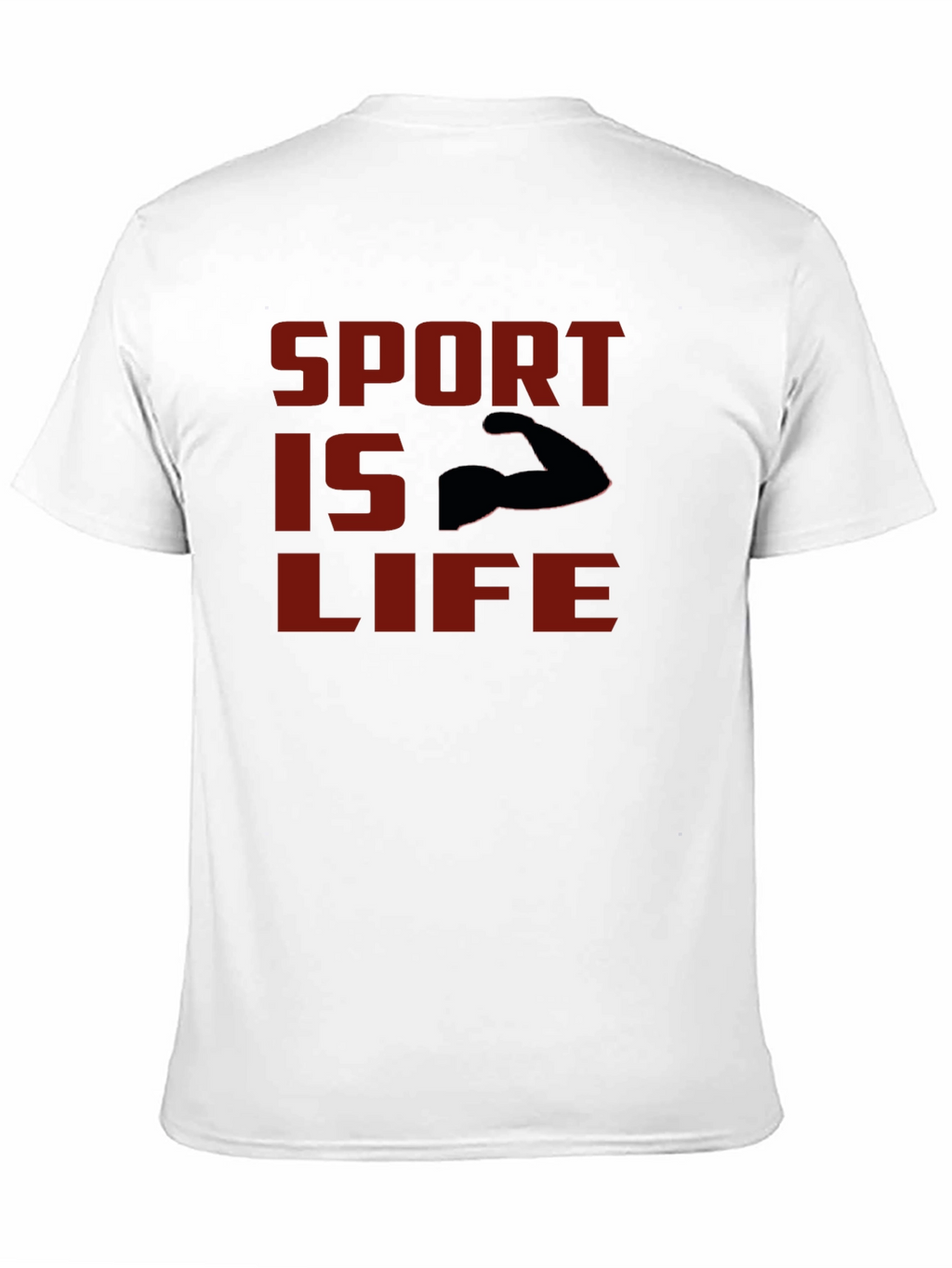 Sport Is Life T-Shirt - Black Graphic Tee