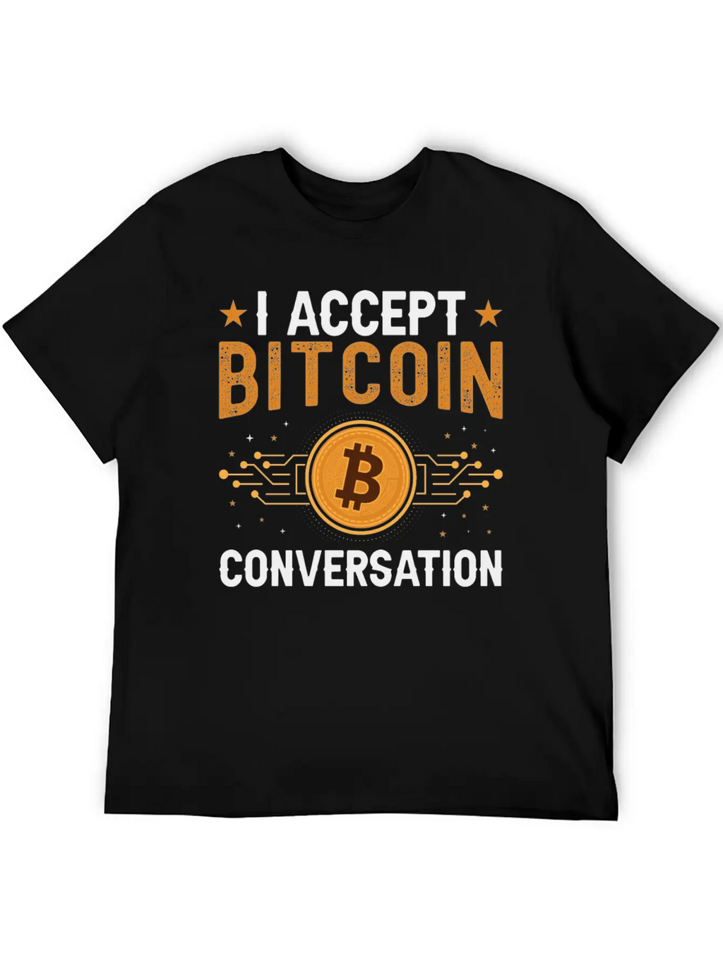 I Accept Bitcoin Conversation Essential Cotton Tee For Daily Outfits – Unisex Style