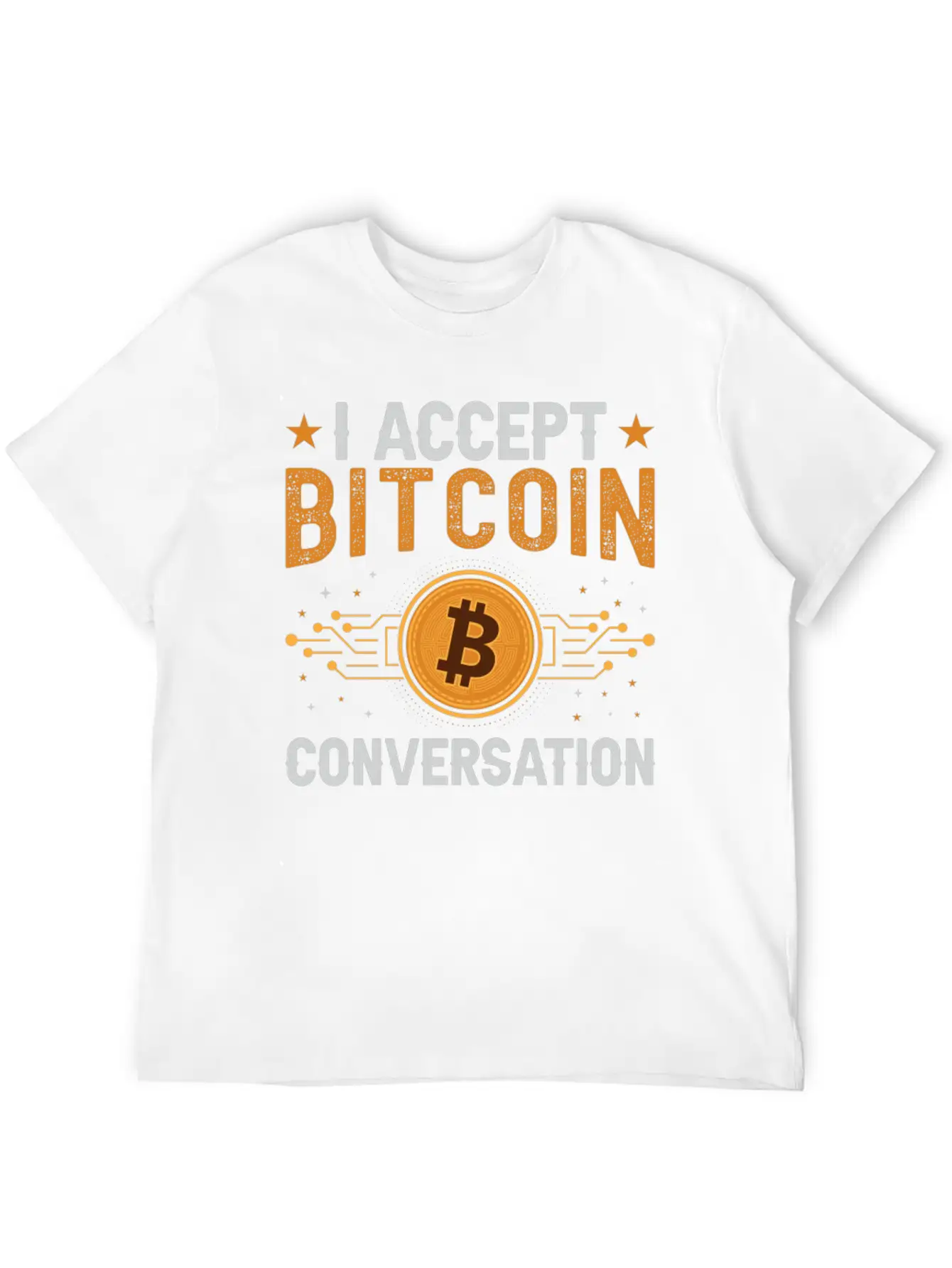 I Accept Bitcoin Conversation Essential Cotton Tee For Daily Outfits – Unisex Style
