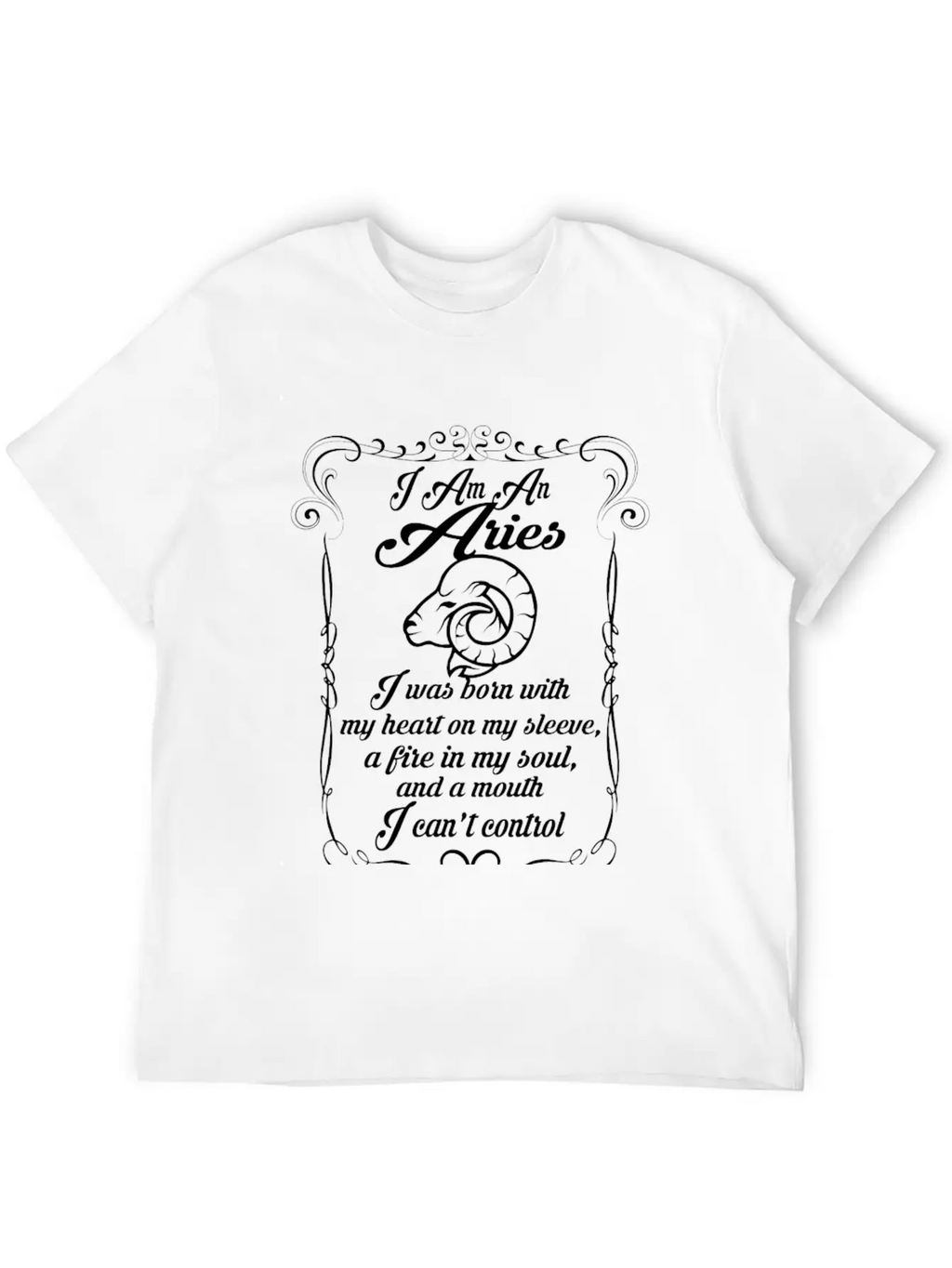 I Am An Aries Unisex Casual T-Shirt – Clean Design For Daily Comfort