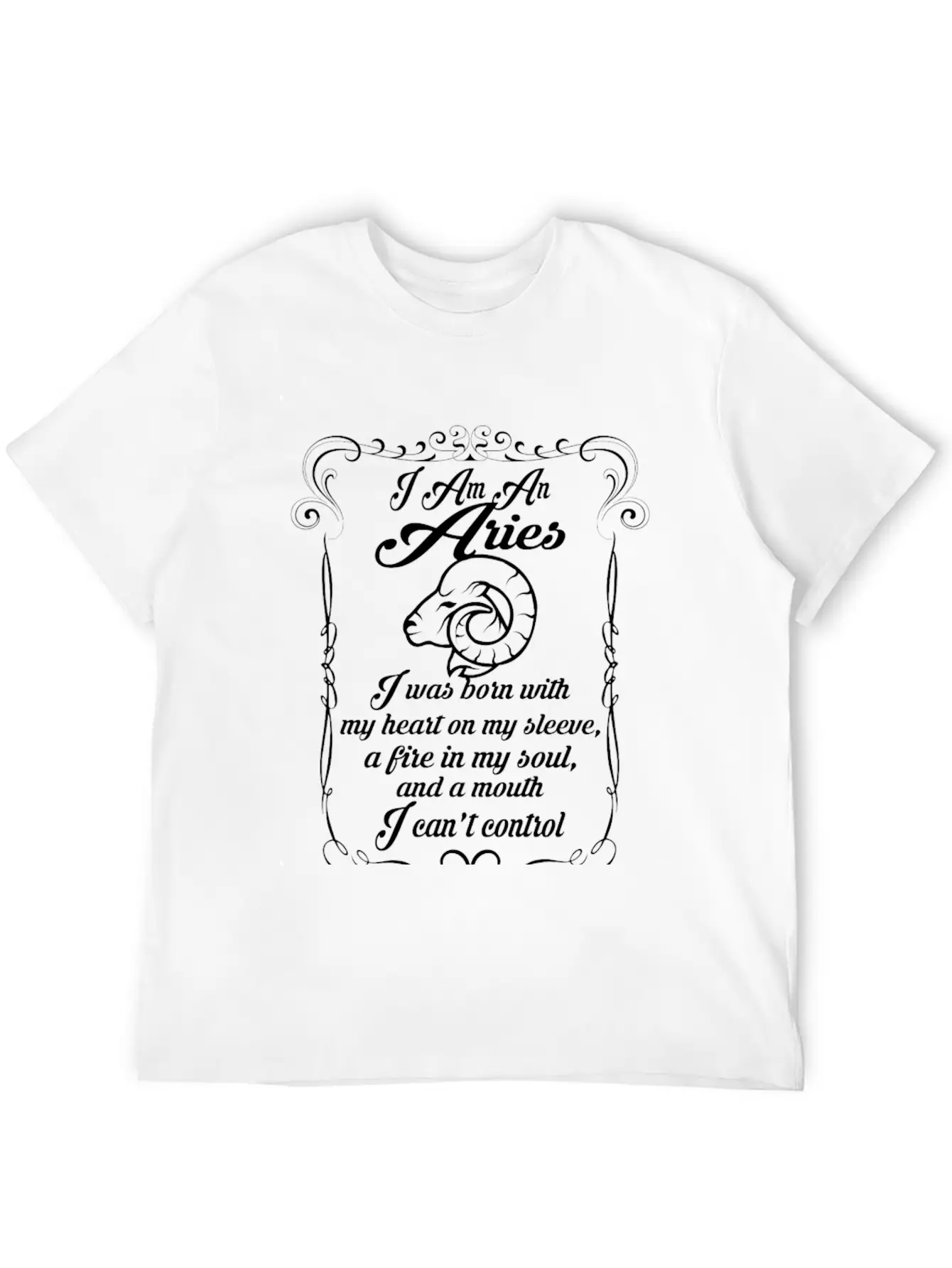 I Am An Aries Unisex Casual T-Shirt – Clean Design For Daily Comfort