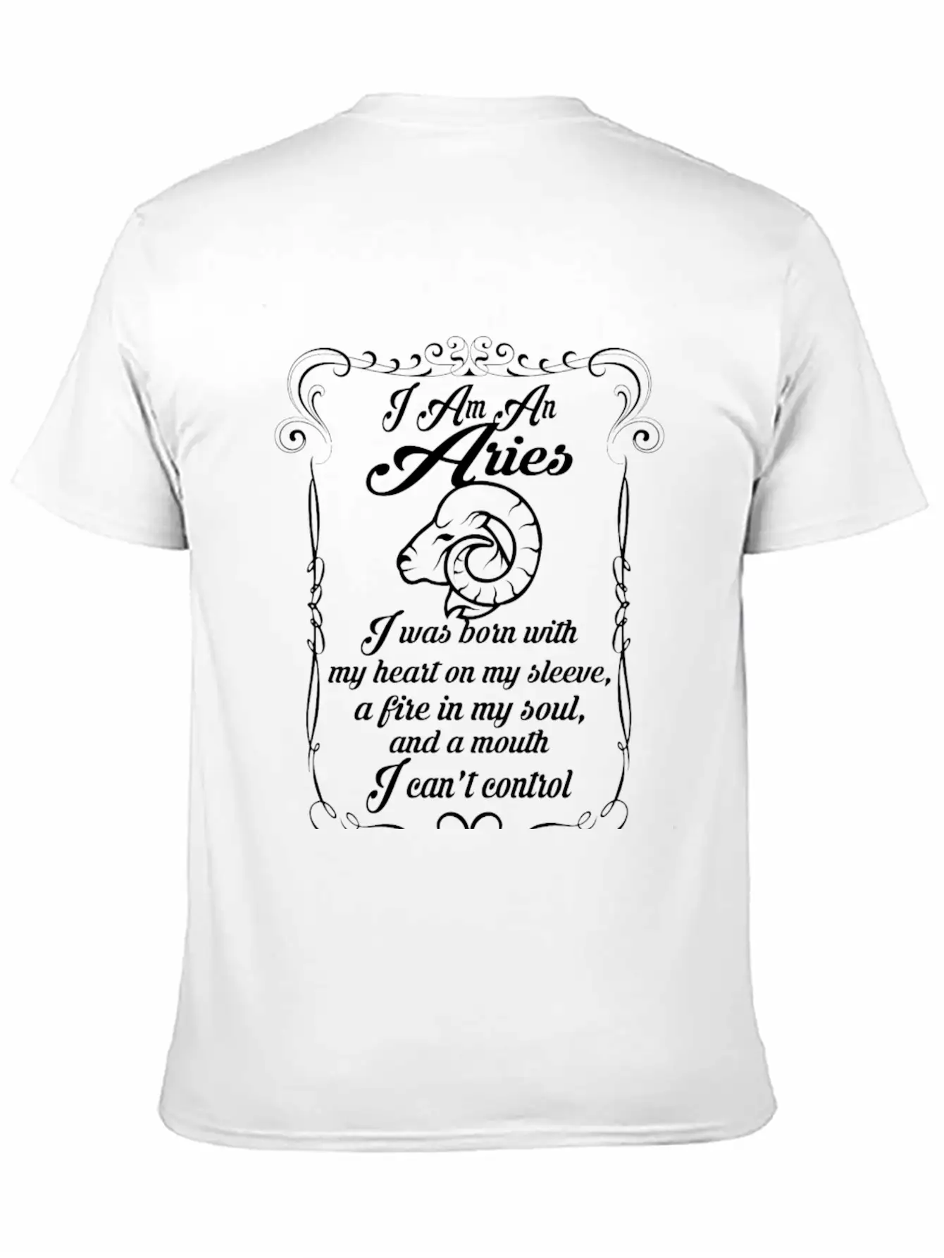 I Am An Aries Unisex Casual T-Shirt – Clean Design For Daily Comfort
