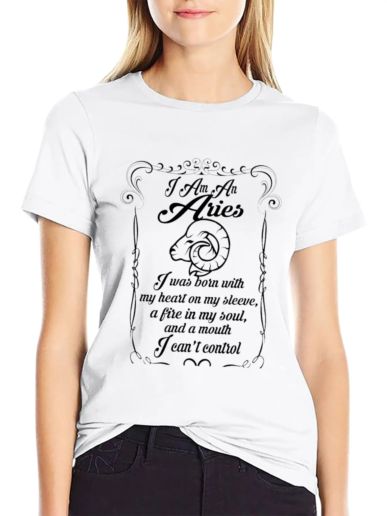 I Am An Aries Unisex Casual T-Shirt – Clean Design For Daily Comfort