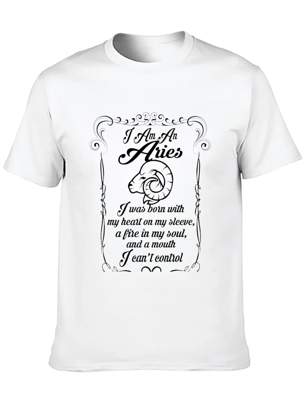 I Am An Aries Unisex Casual T-Shirt – Clean Design For Daily Comfort