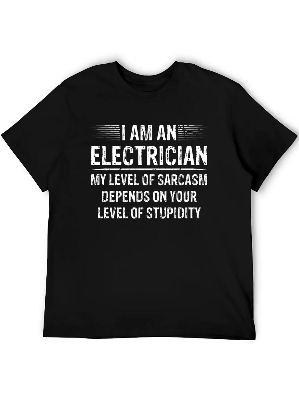 I Am An Electrician Breathable Soft Cotton T-Shirt – Timeless Casual Look