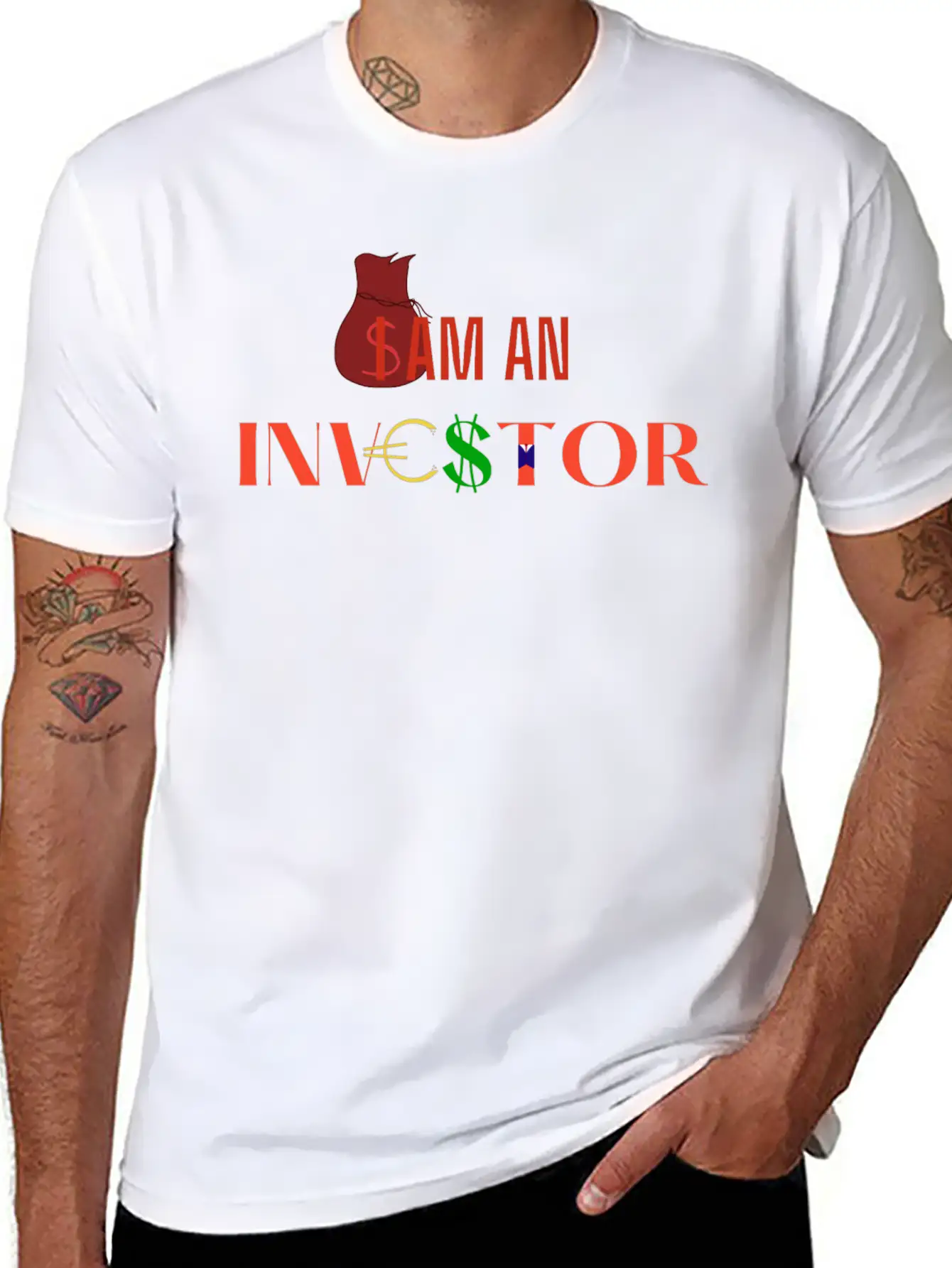I Am An Investor, Money Stylish Everyday T-Shirt – Unisex Basic Cotton Tee