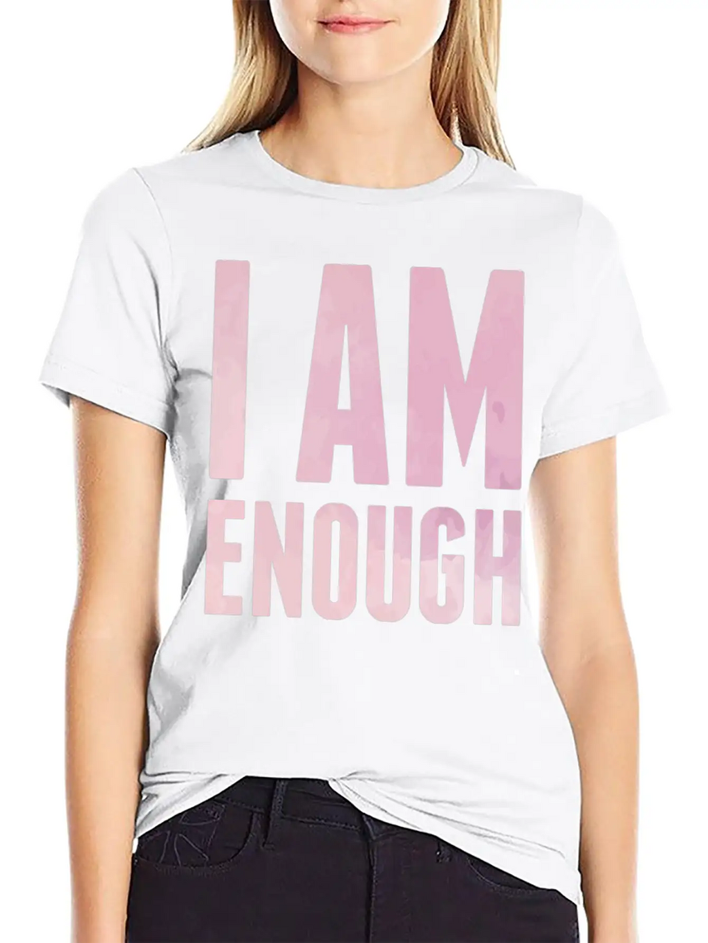 I Am Enough Mindfulness Spiritual Motivation Unisex Casual T-Shirt – Clean Design For Daily Comfort