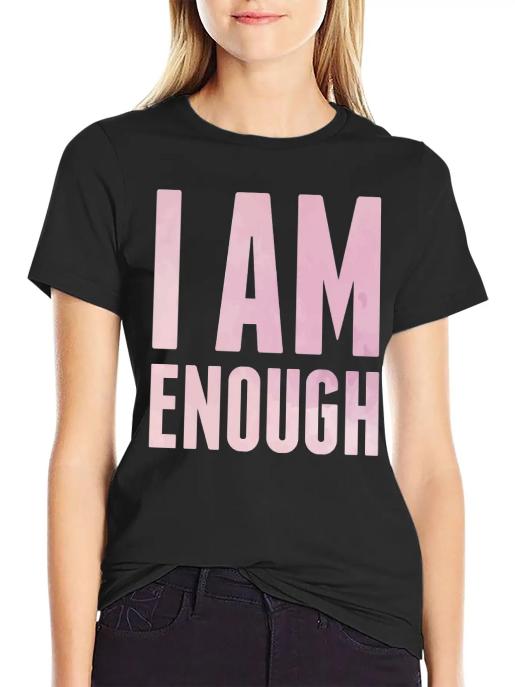 I Am Enough Mindfulness Spiritual Motivation Unisex Casual T-Shirt – Clean Design For Daily Comfort