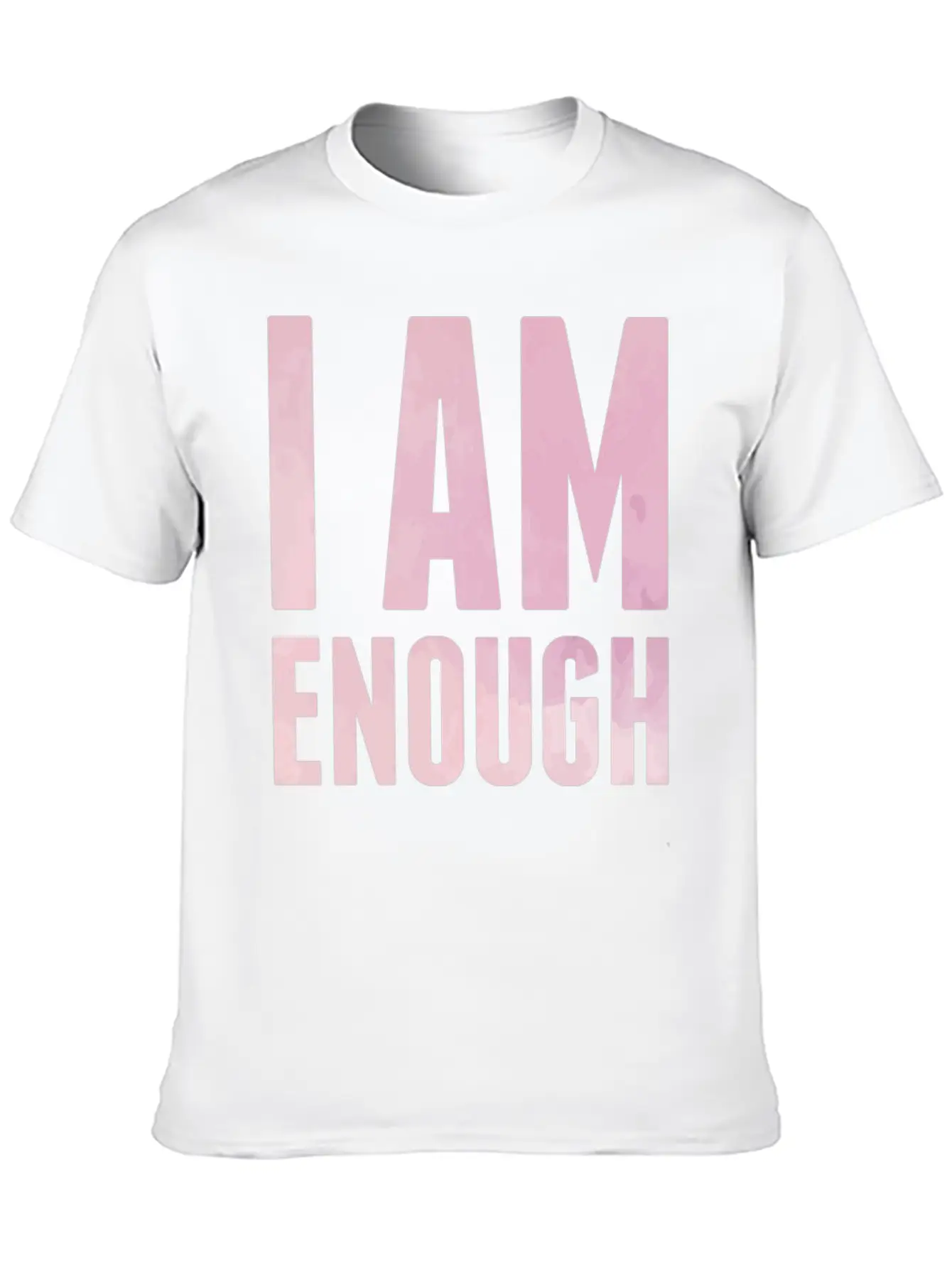 I Am Enough Mindfulness Spiritual Motivation Unisex Casual T-Shirt – Clean Design For Daily Comfort