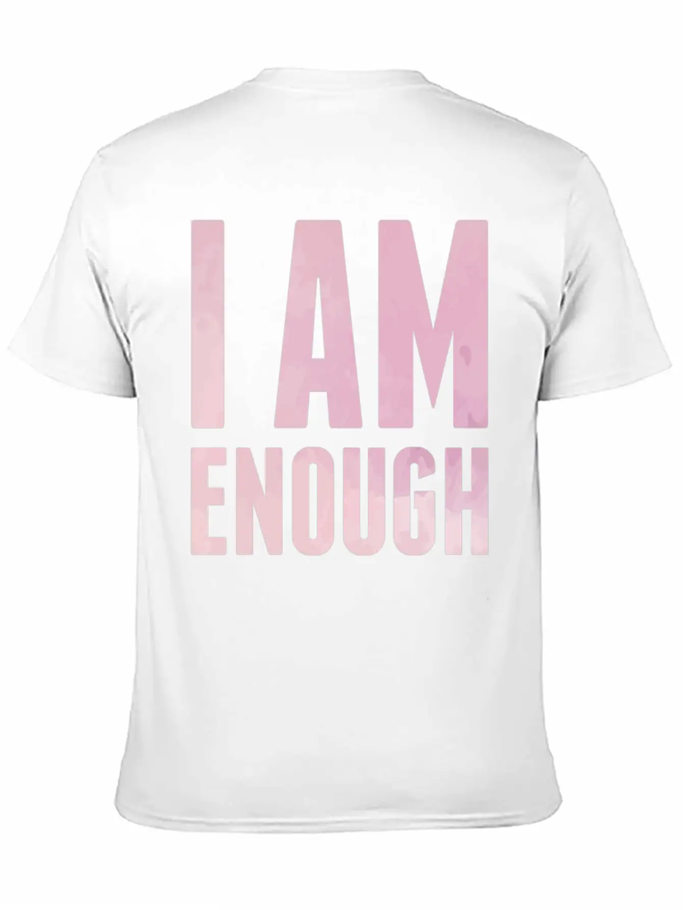 I Am Enough Mindfulness Spiritual Motivation Unisex Casual T-Shirt – Clean Design For Daily Comfort